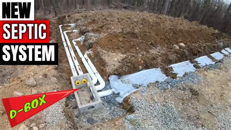 how to install a distribution box septic|septic system d box installation.